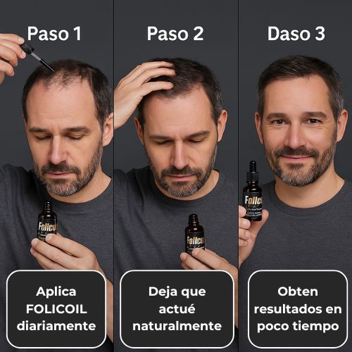 Tonico capilar FOLICOIL recupera tu cabello sin quimicos